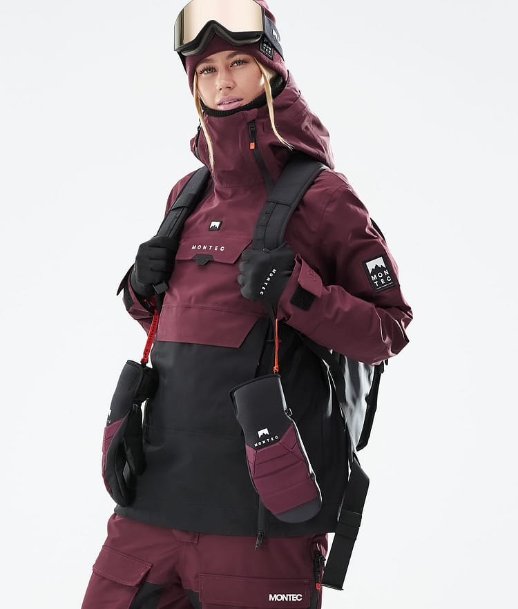 Doom W 21 Kurtka Snowboardowa Kobiety Burgundy/Black, Zdjęcie 2 z 12