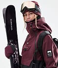 Doom W 2021 Lyžařská Bunda Dámské Burgundy/Black, Obrázek 3 z 12