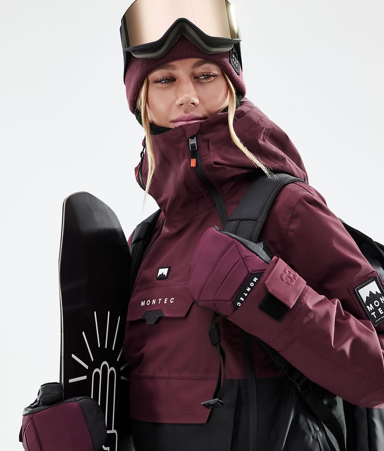 Doom W 2021 Kurtka Snowboardowa Kobiety Burgundy/Black, Zdjęcie 3 z 12