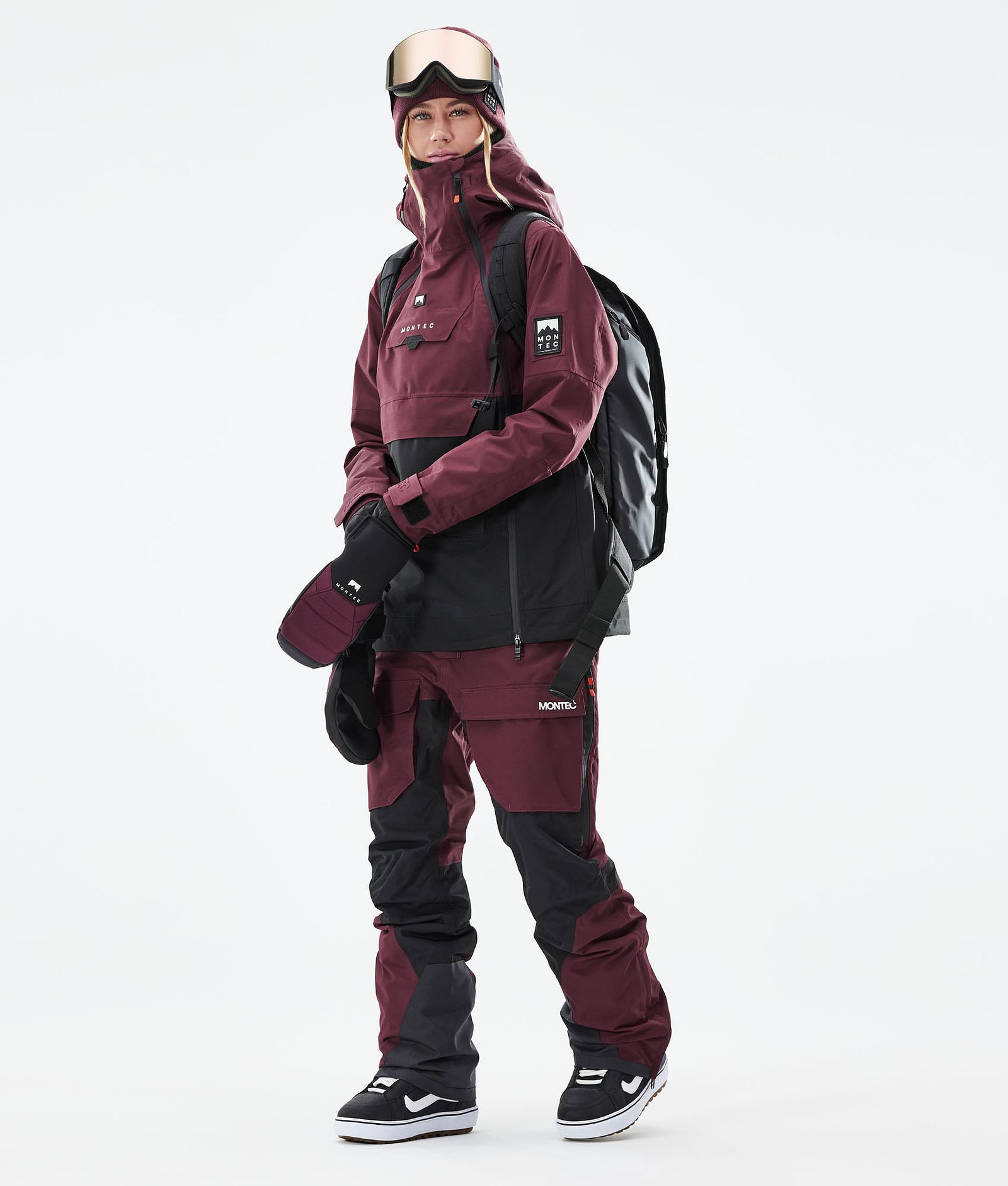 Doom W 2021 Kurtka Snowboardowa Kobiety Burgundy/Black, Zdjęcie 4 z 12