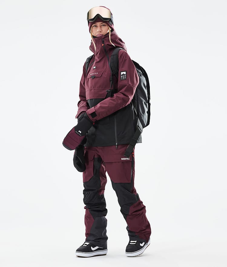 Doom W 2021 Kurtka Snowboardowa Kobiety Burgundy/Black, Zdjęcie 4 z 12