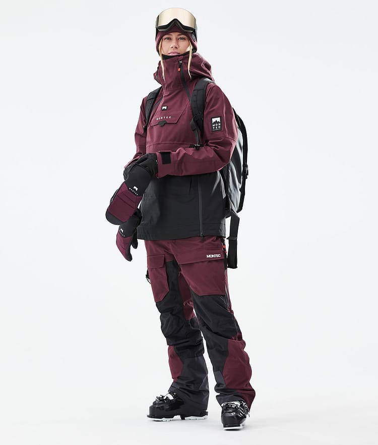 Doom W 2021 Lyžařská Bunda Dámské Burgundy/Black, Obrázek 4 z 12