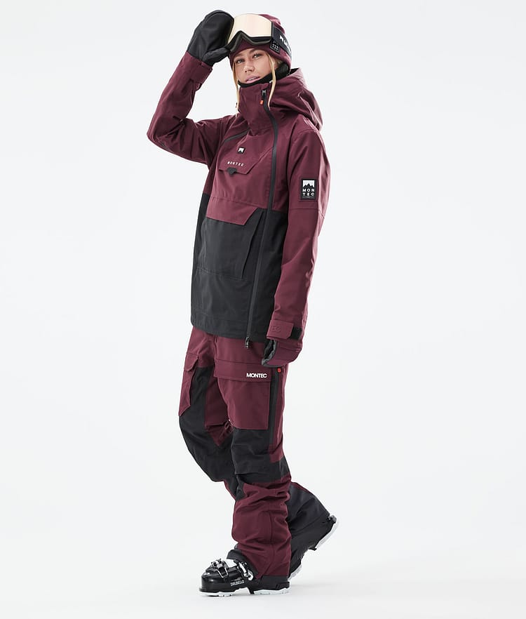 Doom W 2021 Lyžařská Bunda Dámské Burgundy/Black, Obrázek 5 z 12