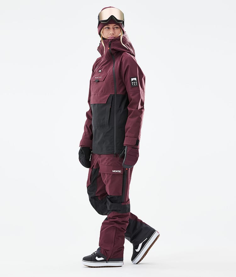 Doom W 2021 Kurtka Snowboardowa Kobiety Burgundy/Black, Zdjęcie 5 z 12