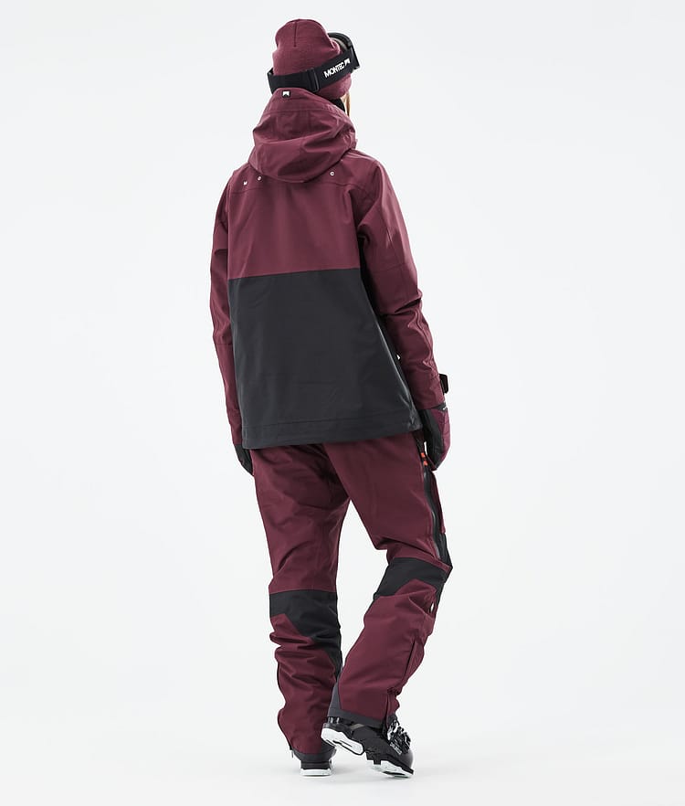 Doom W 2021 Lyžařská Bunda Dámské Burgundy/Black, Obrázek 6 z 12