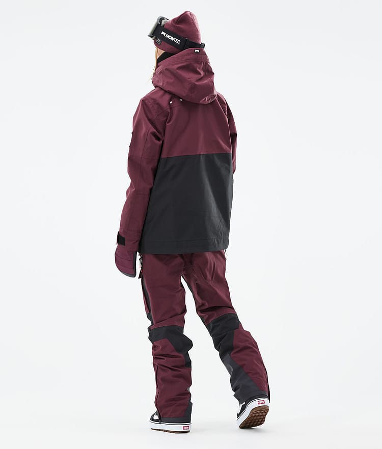 Doom W 2021 Kurtka Snowboardowa Kobiety Burgundy/Black, Zdjęcie 6 z 12