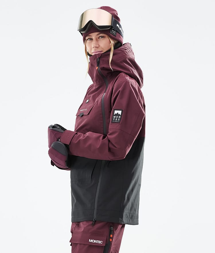 Doom W 2021 Kurtka Snowboardowa Kobiety Burgundy/Black, Zdjęcie 7 z 12