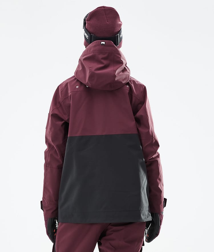 Doom W 2021 Kurtka Snowboardowa Kobiety Burgundy/Black, Zdjęcie 8 z 12