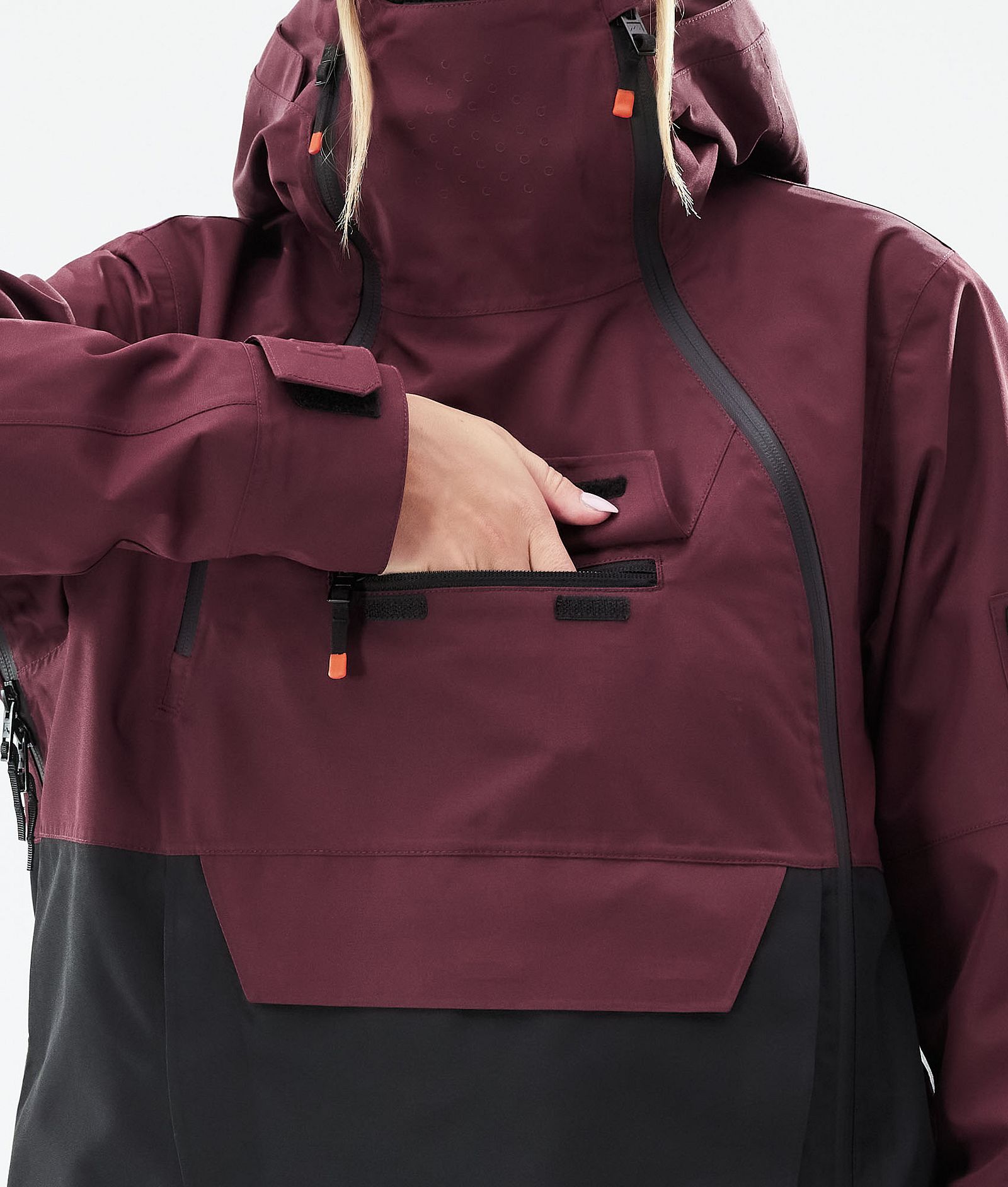 Doom W 2021 Kurtka Snowboardowa Kobiety Burgundy/Black, Zdjęcie 11 z 12