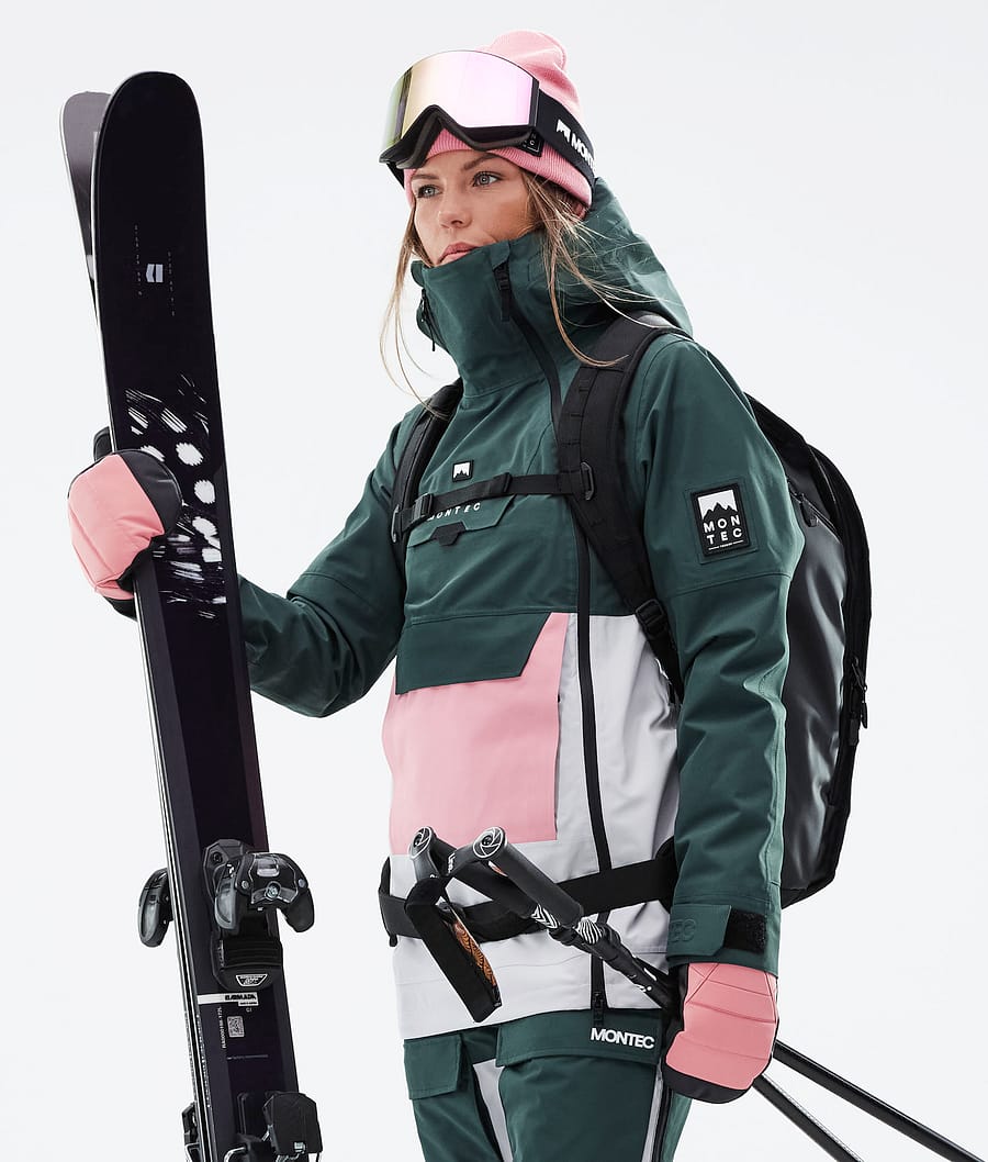 Doom W 2021 Ski Jacket Women Dark Atlantic/Pink/Light Grey