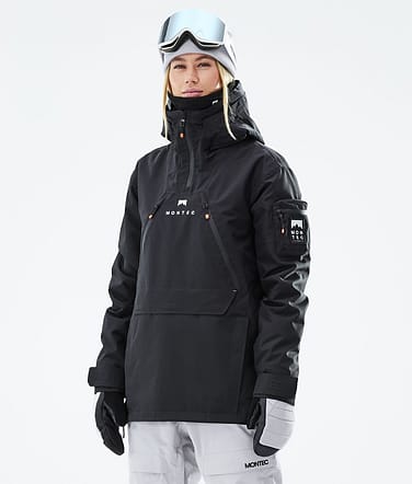 Anzu W Chaqueta Snowboard Mujer Black