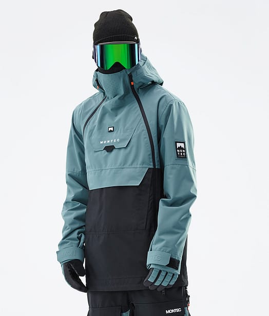 Montec Doom 21 Bunda na Snowboard Pánské Atlantic/Black