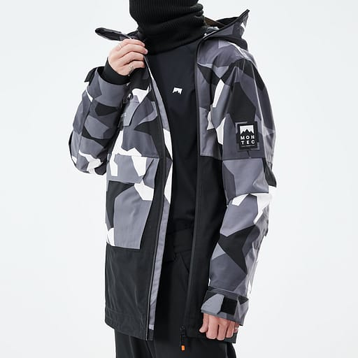 Asymetrický přední zip s vnitřní klopou Hlavní obrázek produktu,