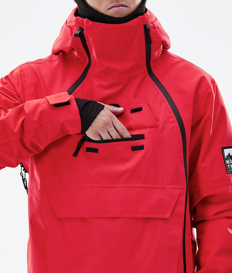 Doom 2021 Kurtka Snowboardowa Mężczyźni Red, Zdjęcie 11 z 13