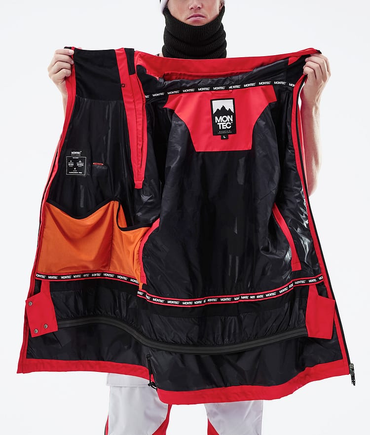 Doom 2021 Kurtka Snowboardowa Mężczyźni Red, Zdjęcie 13 z 13