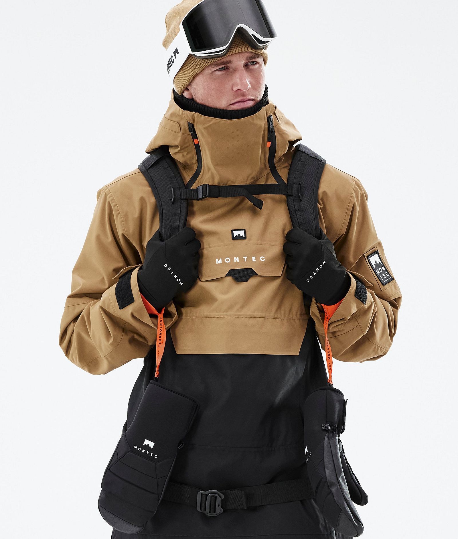 Doom 2021 Bunda na Snowboard Pánské Gold/Black, Obrázek 2 z 13