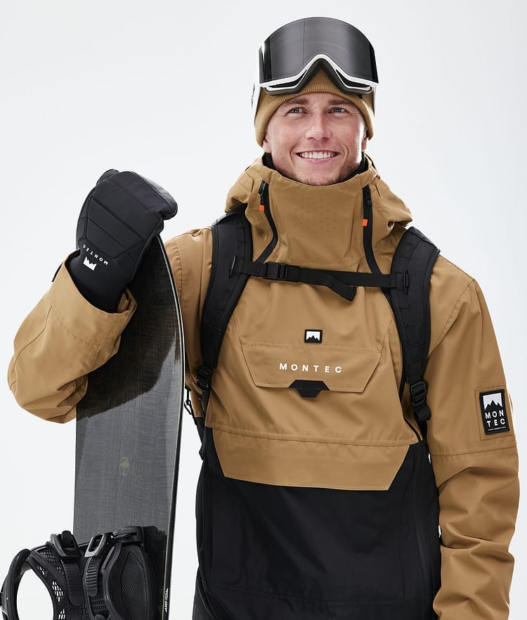 Doom 2021 Bunda na Snowboard Pánské Gold/Black, Obrázek 4 z 13