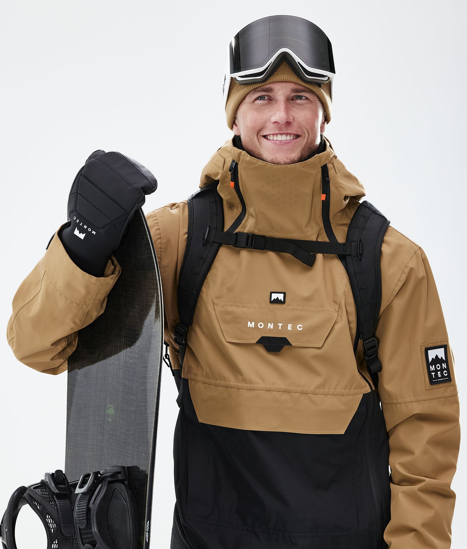 Doom 2021 Bunda na Snowboard Pánské Gold/Black, Obrázek 4 z 13