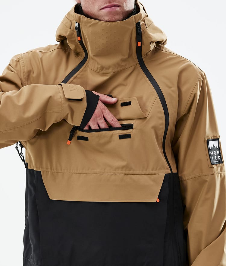 Doom 2021 Bunda na Snowboard Pánské Gold/Black, Obrázek 12 z 13