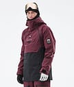 Doom 2021 Lyžařská Bunda Pánské Burgundy/Black