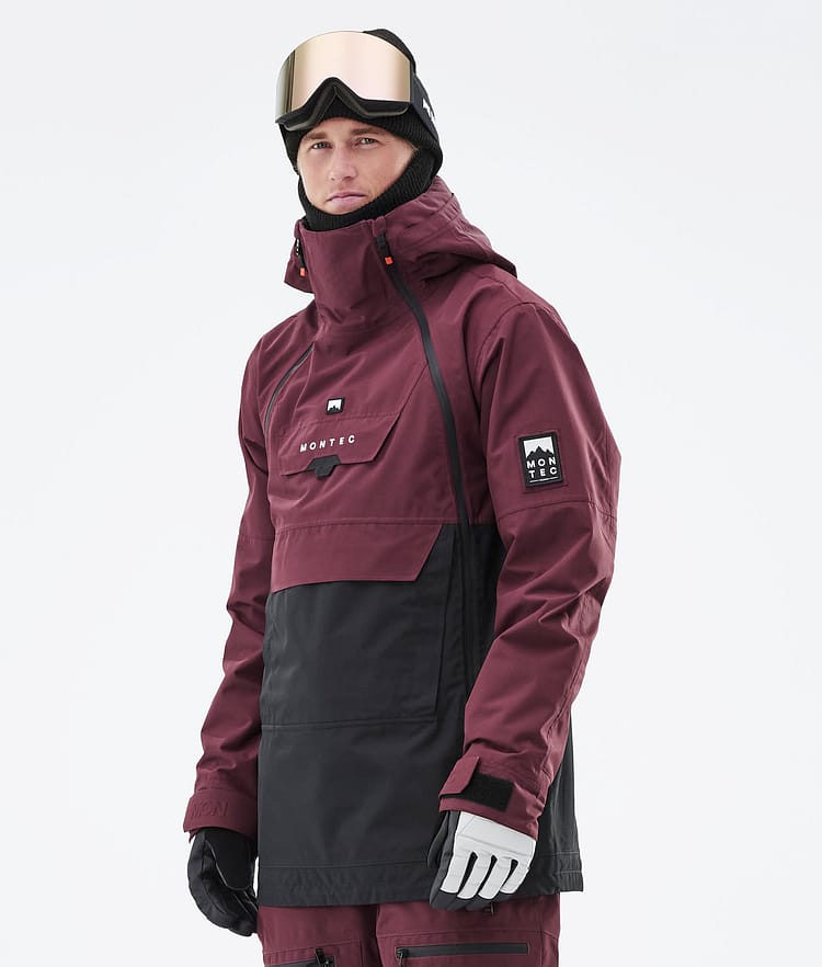 Doom 2021 Kurtka Narciarska Mężczyźni Burgundy/Black, Zdjęcie 1 z 13