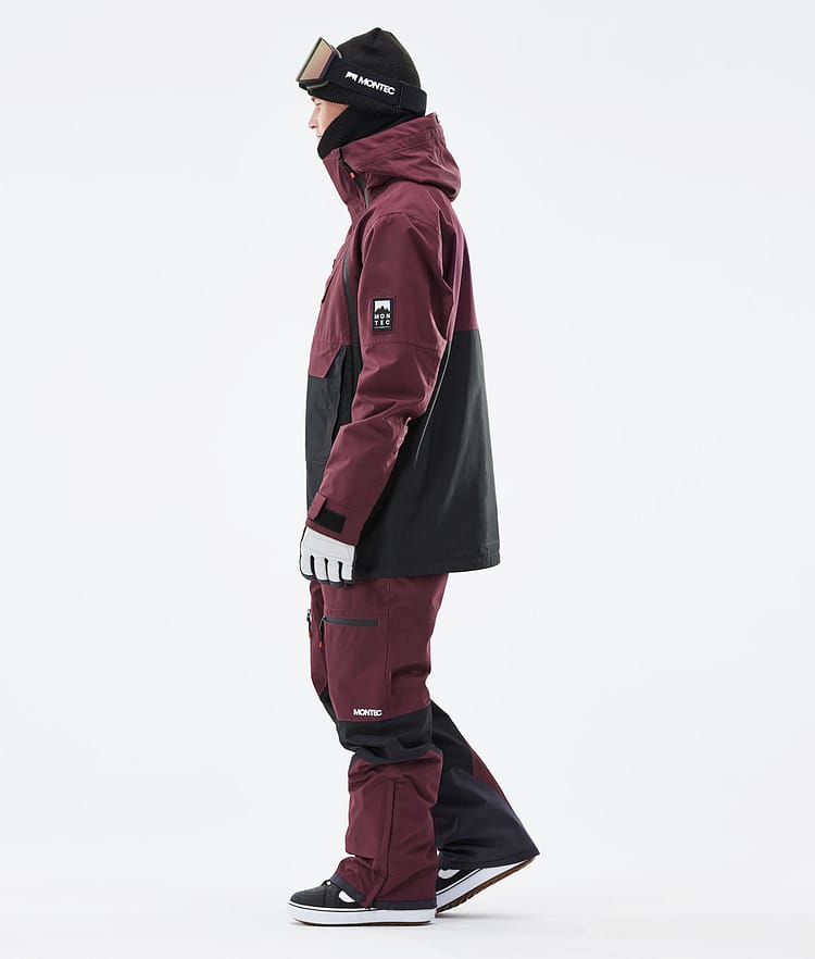 Doom 21 Bunda na Snowboard Pánské Burgundy/Black, Obrázek 6 z 13