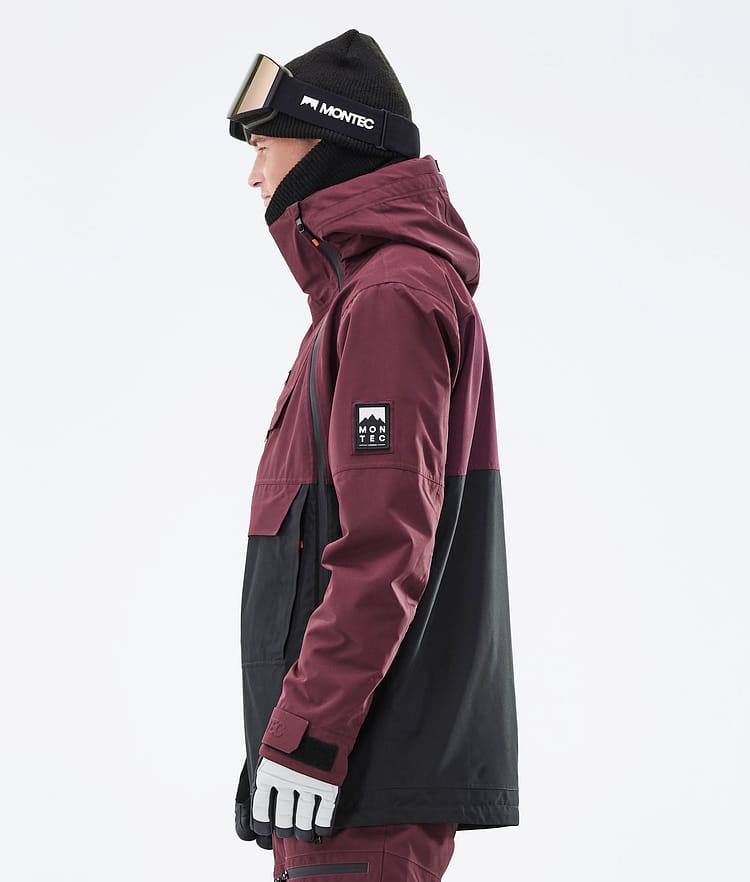 Doom 21 Bunda na Snowboard Pánské Burgundy/Black, Obrázek 8 z 13