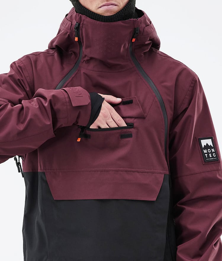 Doom 21 Bunda na Snowboard Pánské Burgundy/Black, Obrázek 12 z 13