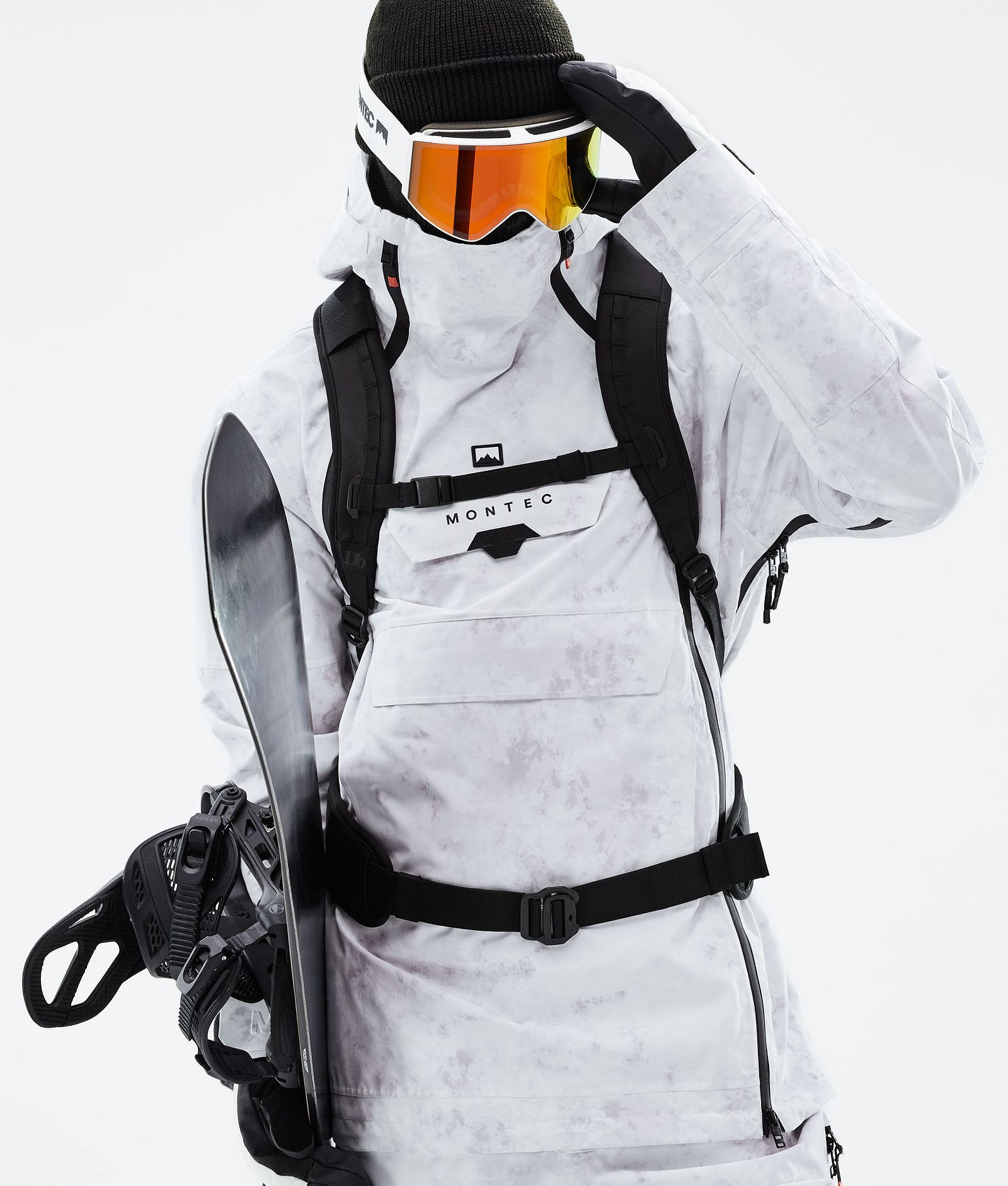 Doom 2021 Bunda na Snowboard Pánské White Tiedye, Obrázek 3 z 11