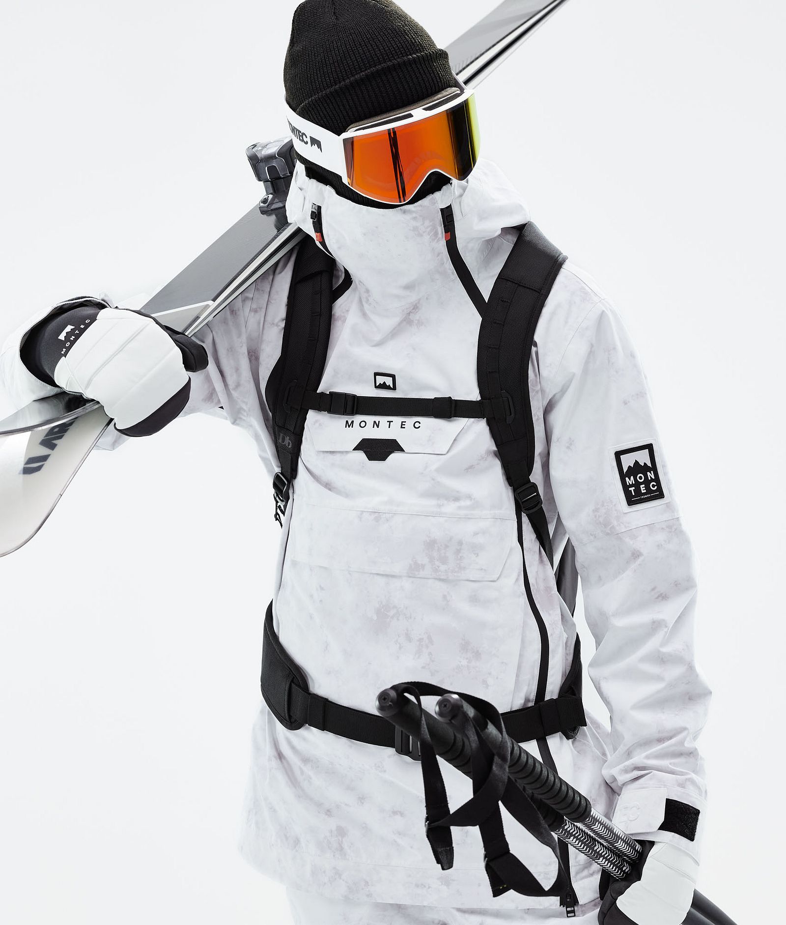 Doom 2021 Kurtka Narciarska Mężczyźni White Tiedye, Zdjęcie 3 z 11