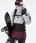 Doom 2021 Kurtka Snowboardowa Mężczyźni Light Grey/Black/Burgundy, Zdjęcie 3 z 11