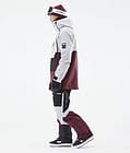 Doom 2021 Kurtka Snowboardowa Mężczyźni Light Grey/Black/Burgundy, Zdjęcie 5 z 11