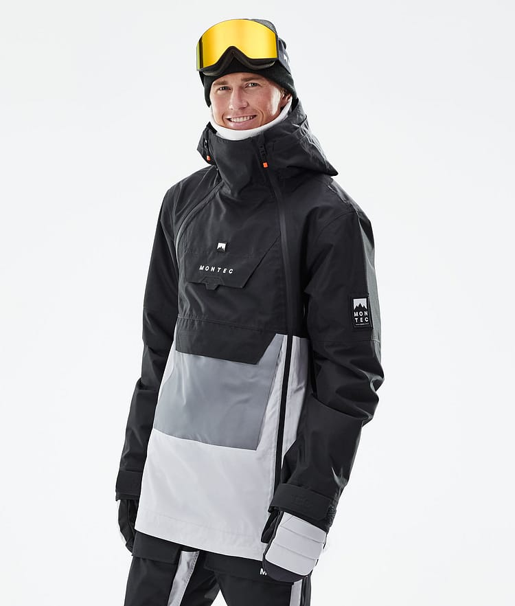 Doom 2021 Lyžařská Bunda Pánské Black/Light Pearl/Light Grey, Obrázek 1 z 11