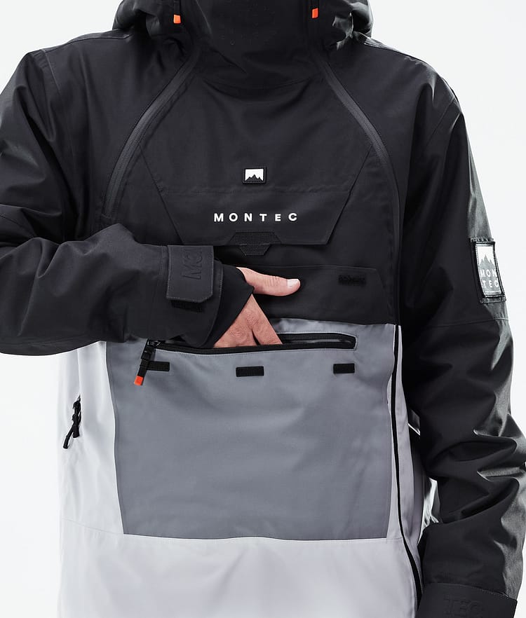 Doom 21 Chaqueta Esquí Hombre Black/Light Pearl/Light Grey, Imagen 9 de 11