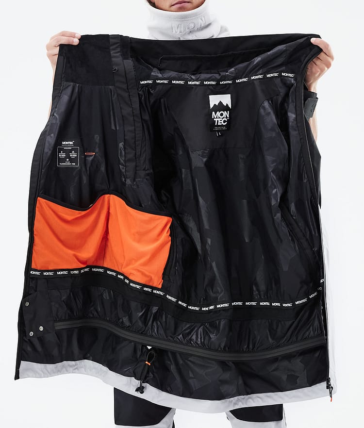 Doom 2021 Lyžařská Bunda Pánské Black/Light Pearl/Light Grey, Obrázek 11 z 11