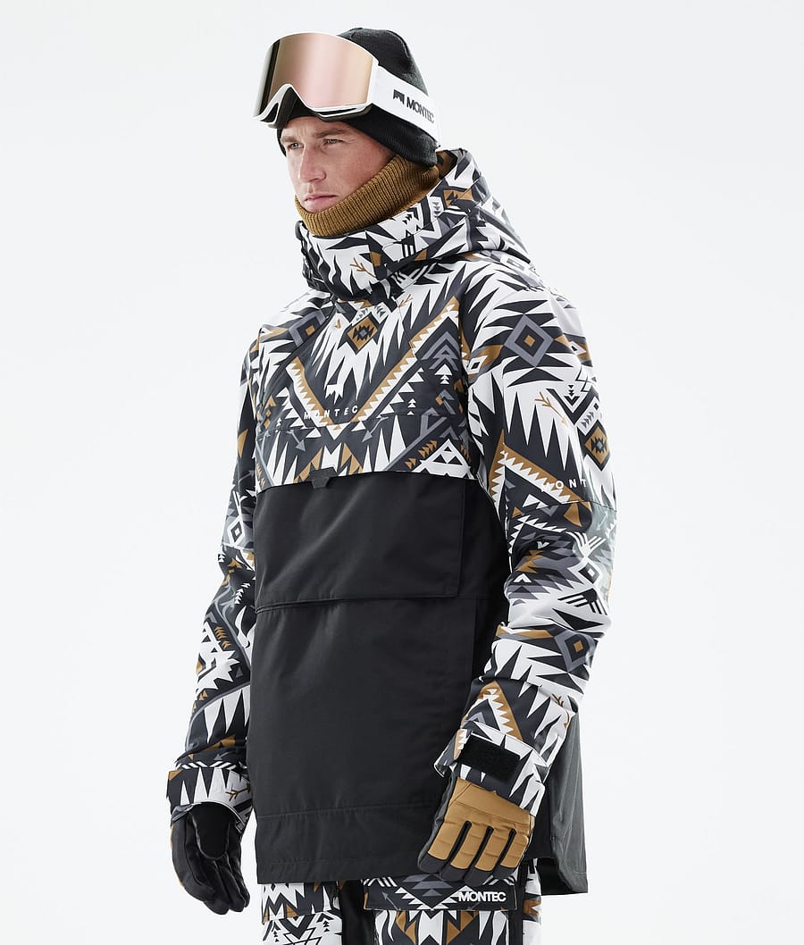 Dune 2021 Lyžařská Bunda Pánské Komber Gold/Black