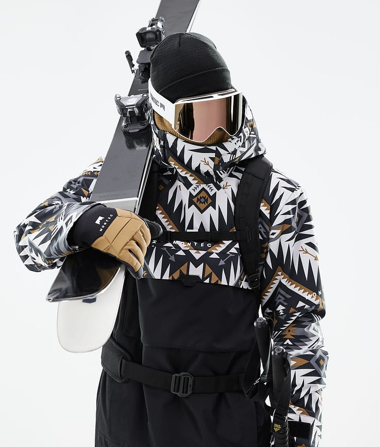 Dune 2021 Lyžařská Bunda Pánské Komber Gold/Black, Obrázek 3 z 10