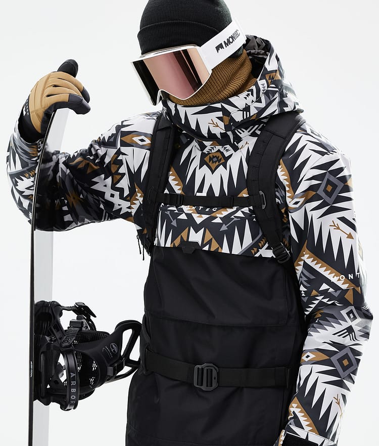 Dune 21 Kurtka Snowboardowa Mężczyźni Komber Gold/Black, Zdjęcie 3 z 10