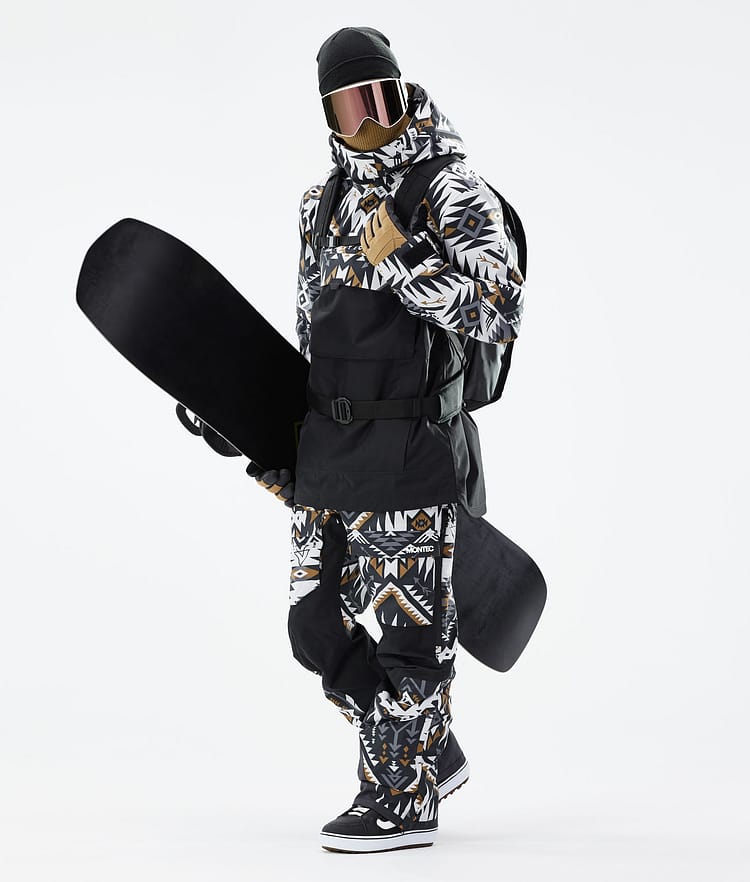 Dune 21 Kurtka Snowboardowa Mężczyźni Komber Gold/Black, Zdjęcie 4 z 10