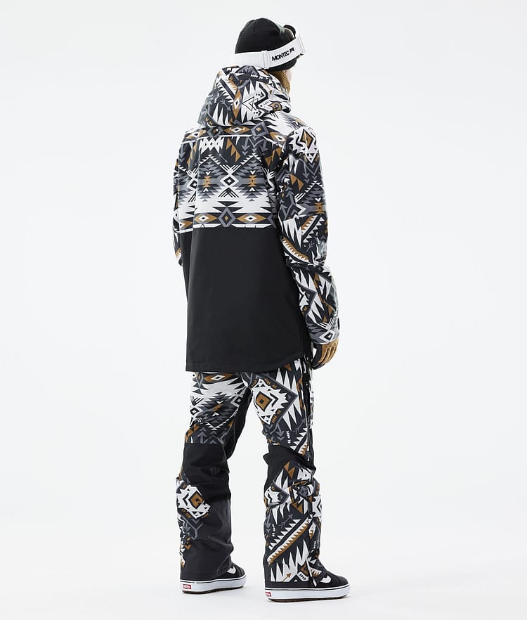 Dune 21 Kurtka Snowboardowa Mężczyźni Komber Gold/Black, Zdjęcie 6 z 10