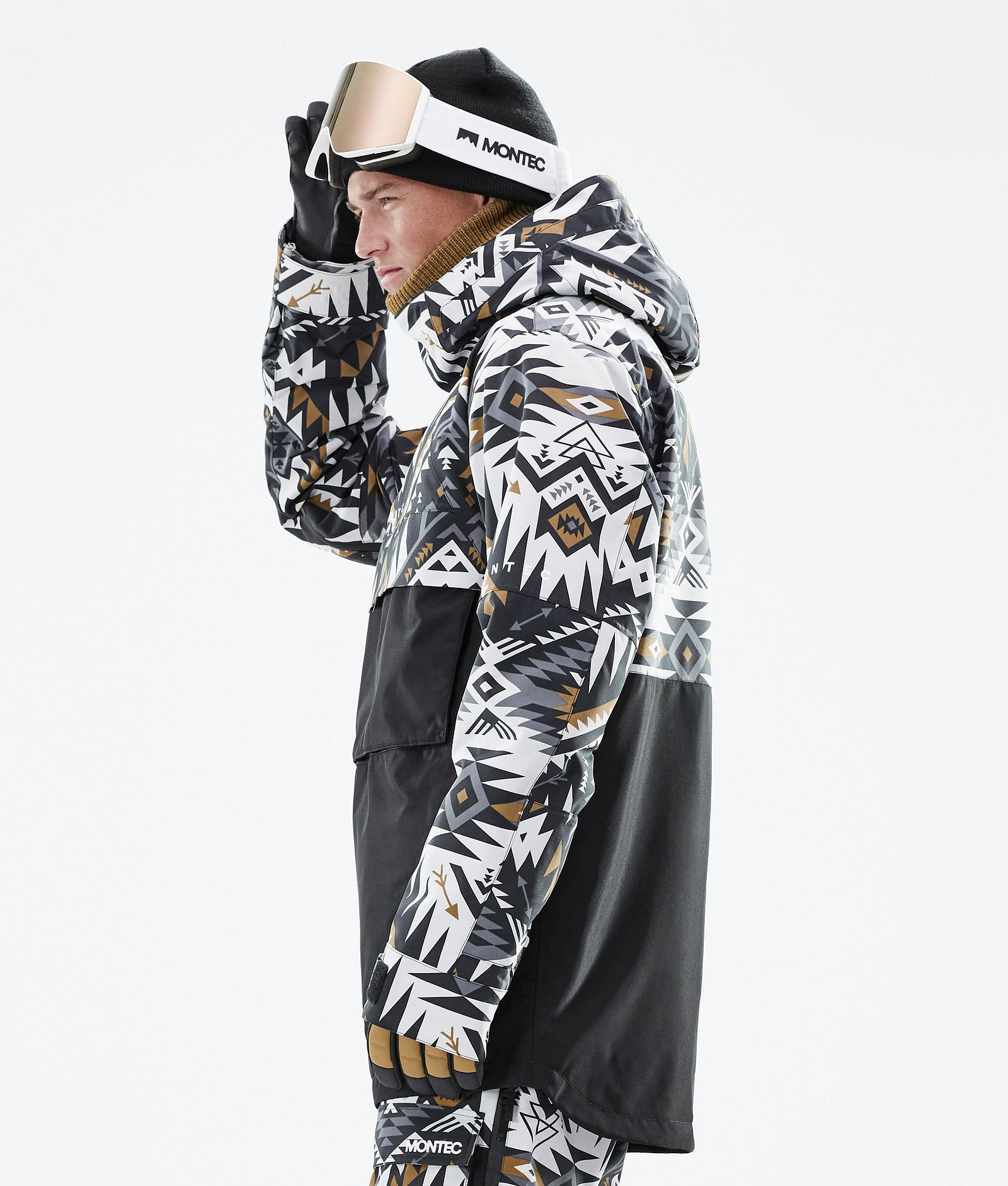 Dune 2021 Lyžařská Bunda Pánské Komber Gold/Black, Obrázek 7 z 10