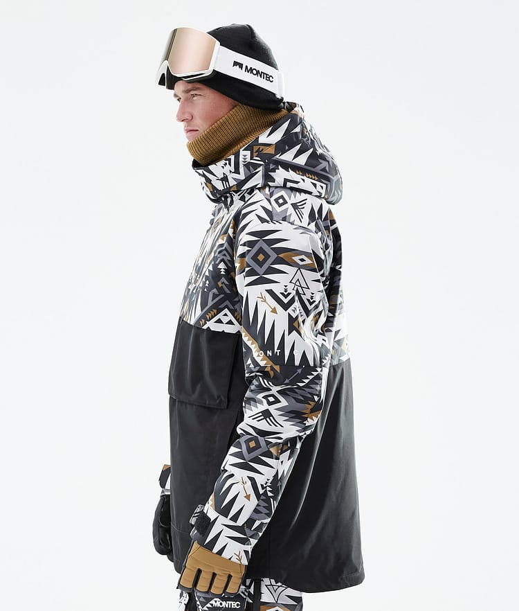 Dune 21 Kurtka Snowboardowa Mężczyźni Komber Gold/Black, Zdjęcie 7 z 10