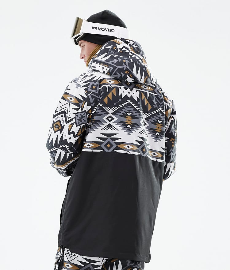 Dune 21 Kurtka Snowboardowa Mężczyźni Komber Gold/Black, Zdjęcie 8 z 10