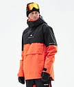 Dune 2021 Lyžařská Bunda Pánské Black/Orange