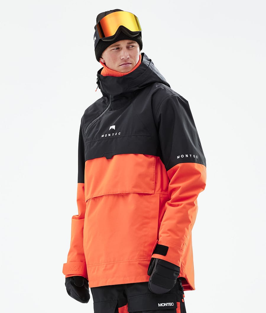 Dune Ski Jacket Men Black/Orange
