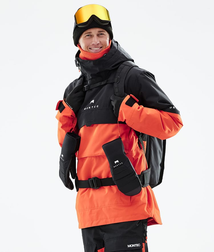 Dune 2021 Bunda na Snowboard Pánské Black/Orange, Obrázek 2 z 10