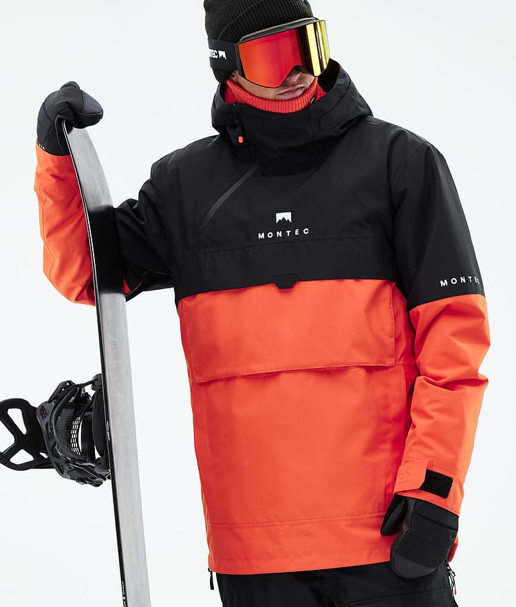 Dune 2021 Bunda na Snowboard Pánské Black/Orange, Obrázek 3 z 10