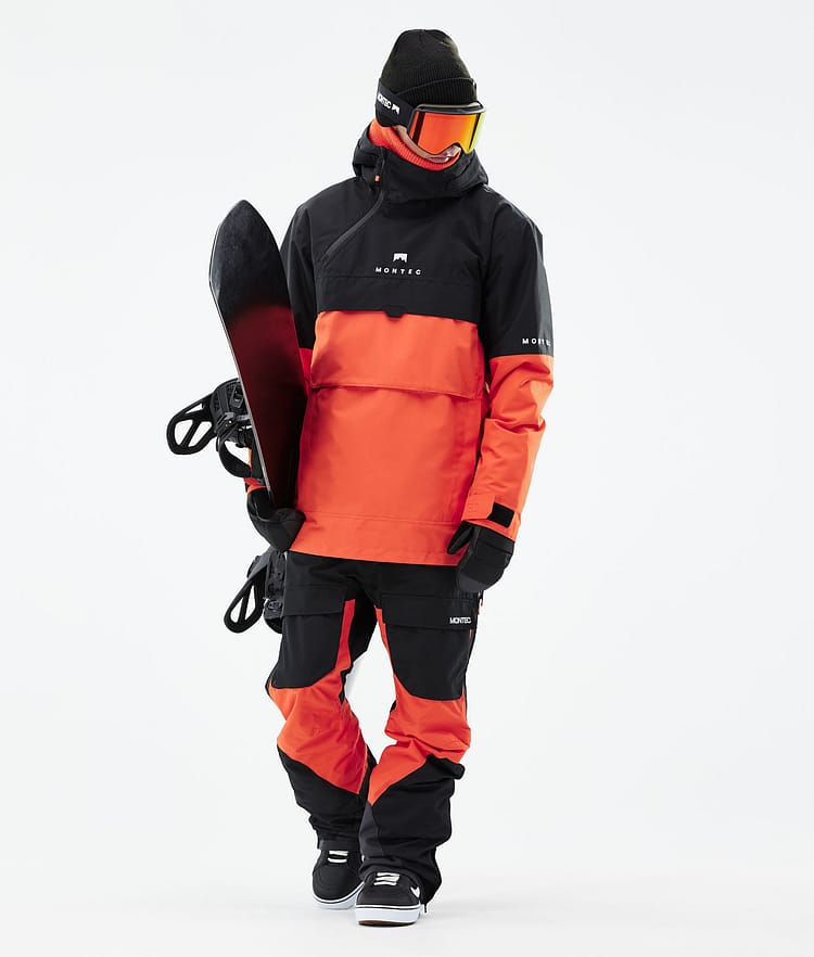 Dune 2021 Bunda na Snowboard Pánské Black/Orange, Obrázek 4 z 10