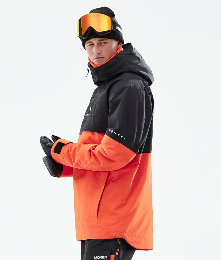 Dune 2021 Bunda na Snowboard Pánské Black/Orange, Obrázek 7 z 10