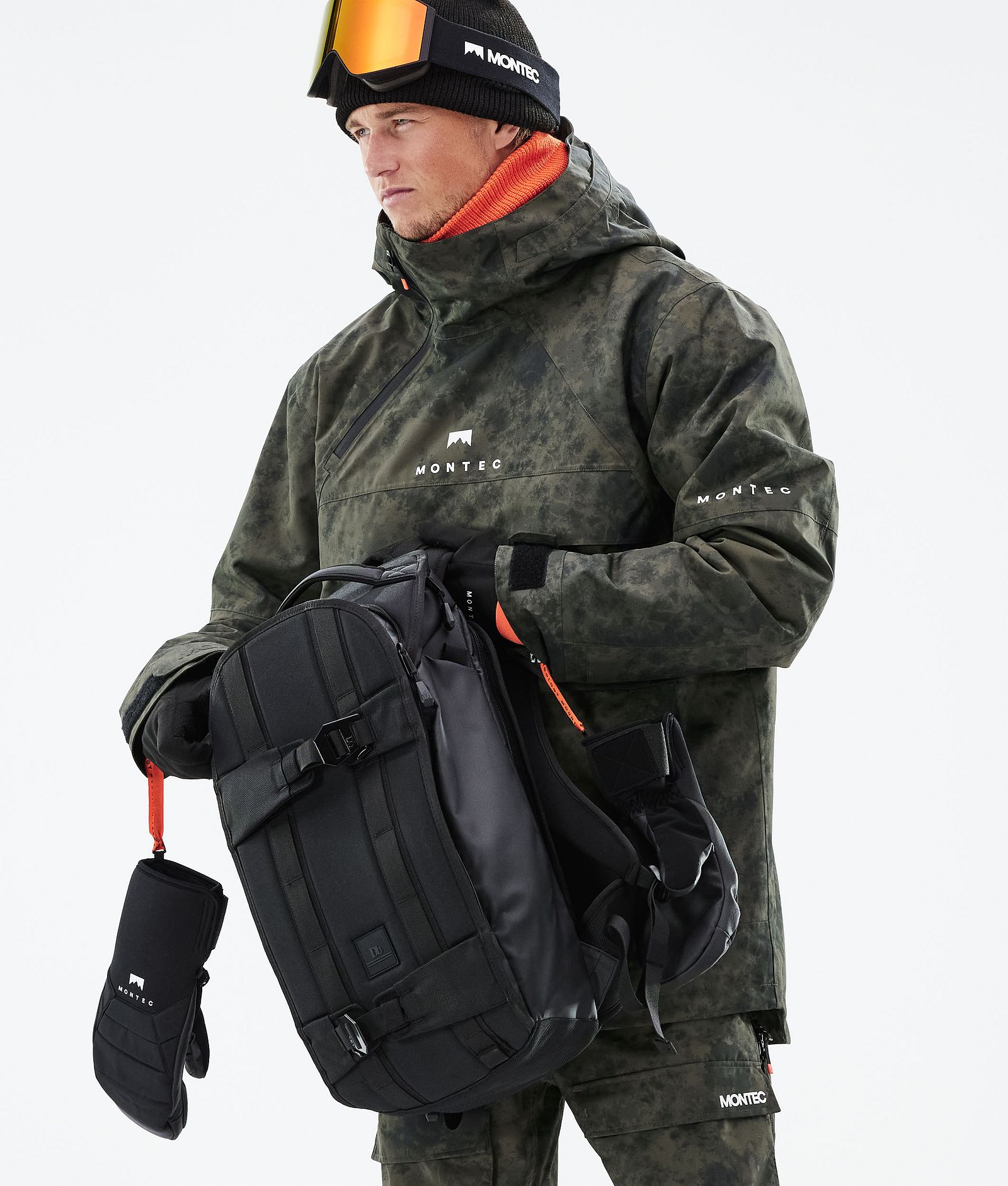 Dune 2021 Lyžařská Bunda Pánské Olive Green Tiedye, Obrázek 2 z 11